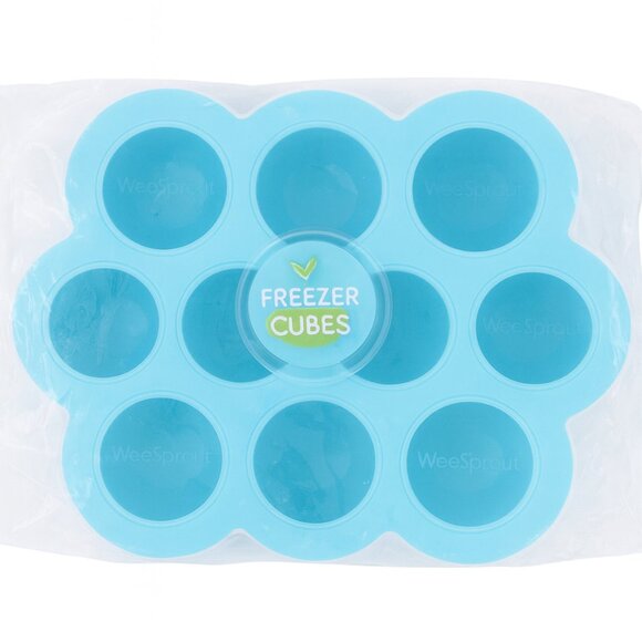 Baby Food Freezer Tray w/ Clip-On Lid ā 10 Section Silicone - Picture 3 of 3